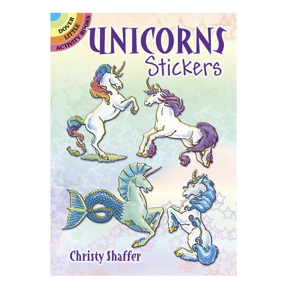 Dover, Stickers, Art & School, Little Sticker Book, Unicorns, 588646